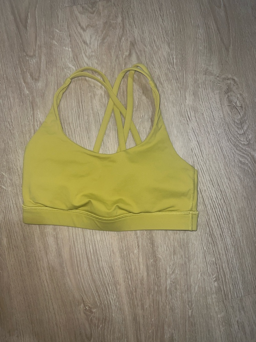 lululemon athletica Green/Yellow Free to Be Serene Sports Bra